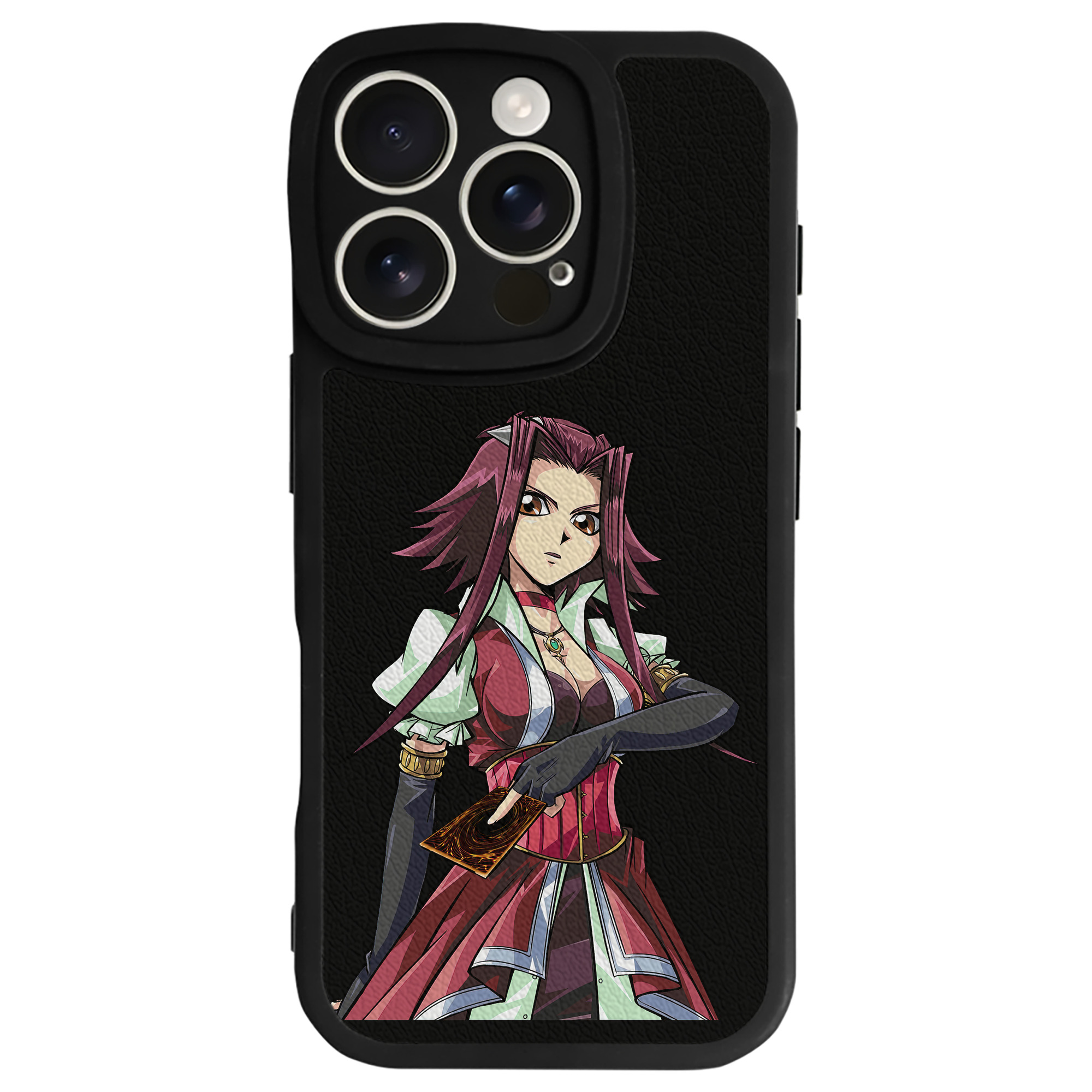 （画像用） 遊☆戯☆王 Yu-Gi-Oh! 【iPhone 16シリーズ対応】シリコンスマホケース（レザー調） 材質：シリコン
